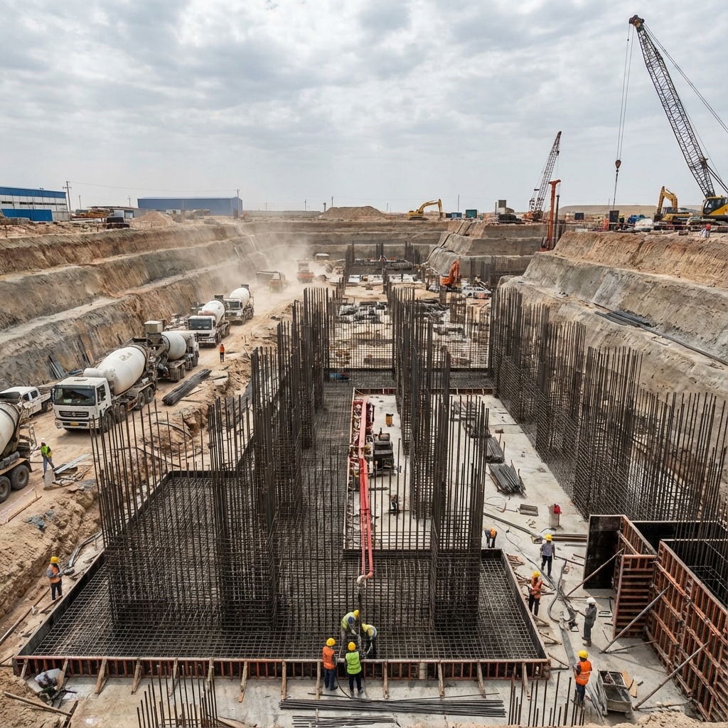 Fabrika Temel Kazısı